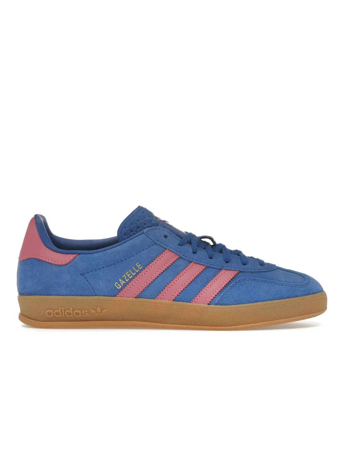 Мужские кроссовки Lifestyle Adidas Gazelle Indoor — изображение 1 из 4, синий/розовый