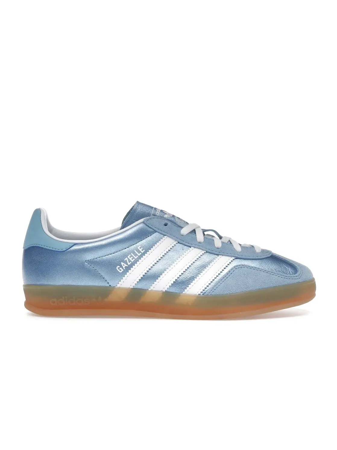 Женские кроссовки с замшевым верхом Adidas Gazelle Indoor — изображение 1 из 4, синий белый