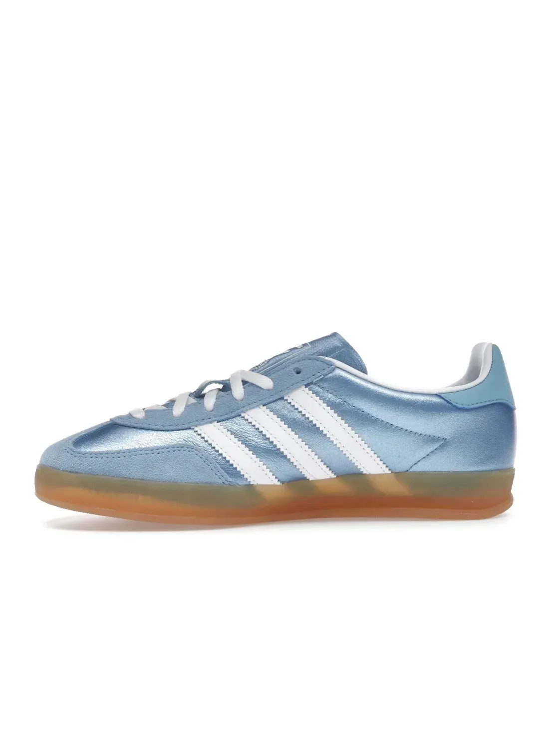 Женские кроссовки с замшевым верхом Adidas Gazelle Indoor — изображение 3 из 4, синий белый