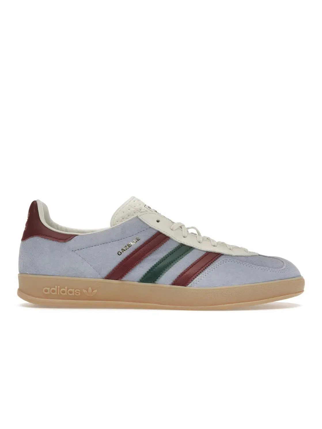 Мужские кроссовки Lifestyle с замшевым верхом Adidas Gazelle Indoor — изображение 1 из 4, синий/бордовый/зеленый