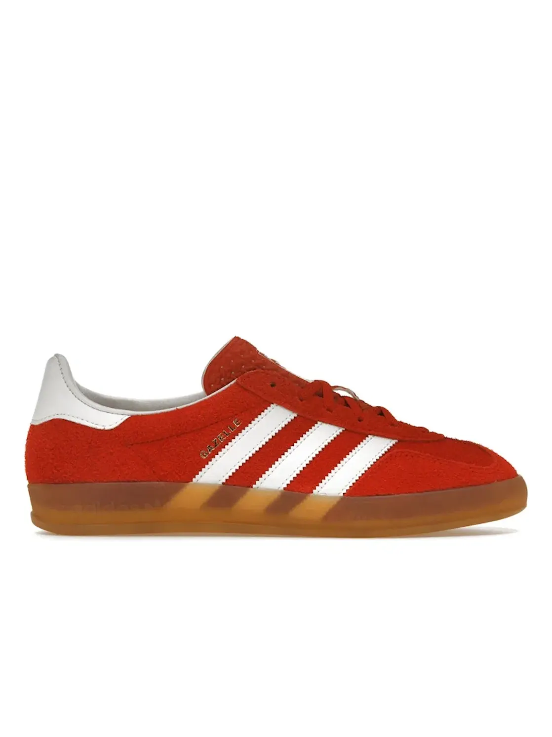 Женские кроссовки ретро-стиля Adidas Gazelle Indoor — изображение 1 из 4, оранжевый/белый