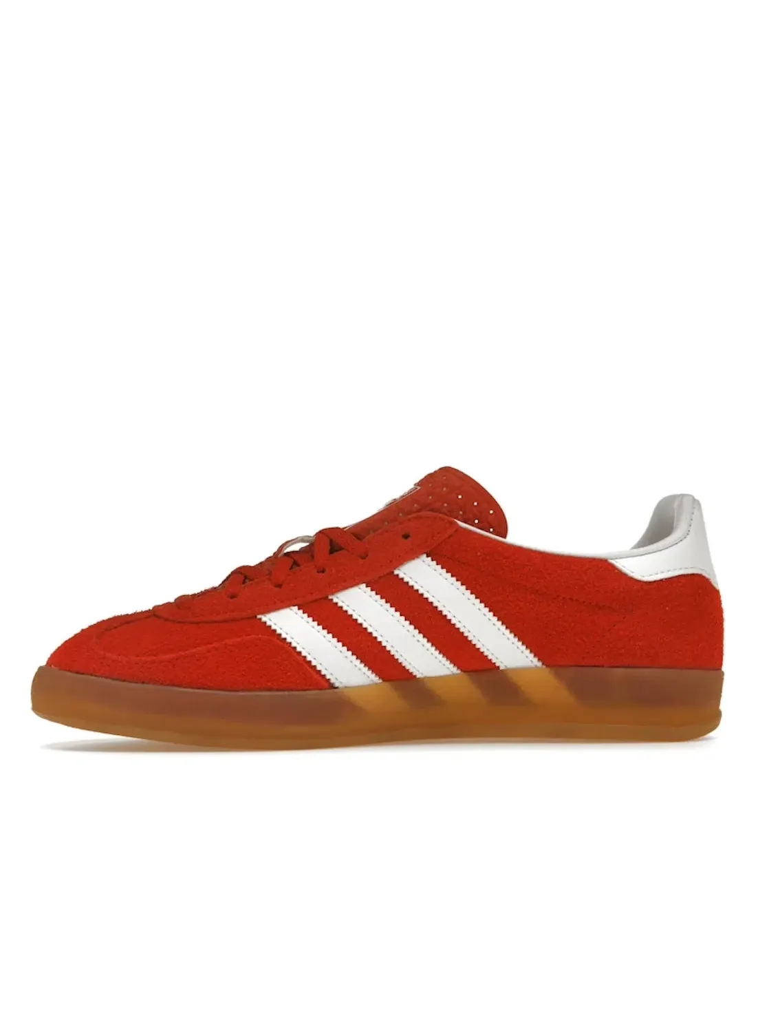 Женские кроссовки ретро-стиля Adidas Gazelle Indoor — изображение 3 из 4, оранжевый/белый