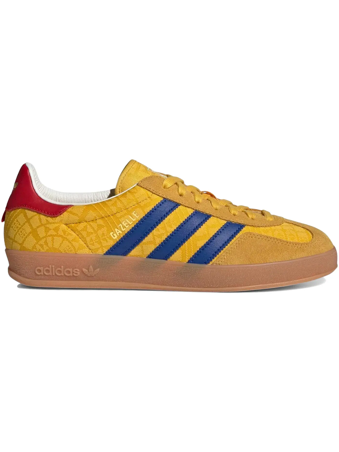 Мужские кроссовки Lifestyle Adidas Gazelle Indoor — изображение 1 из 1, золотистый синий красный