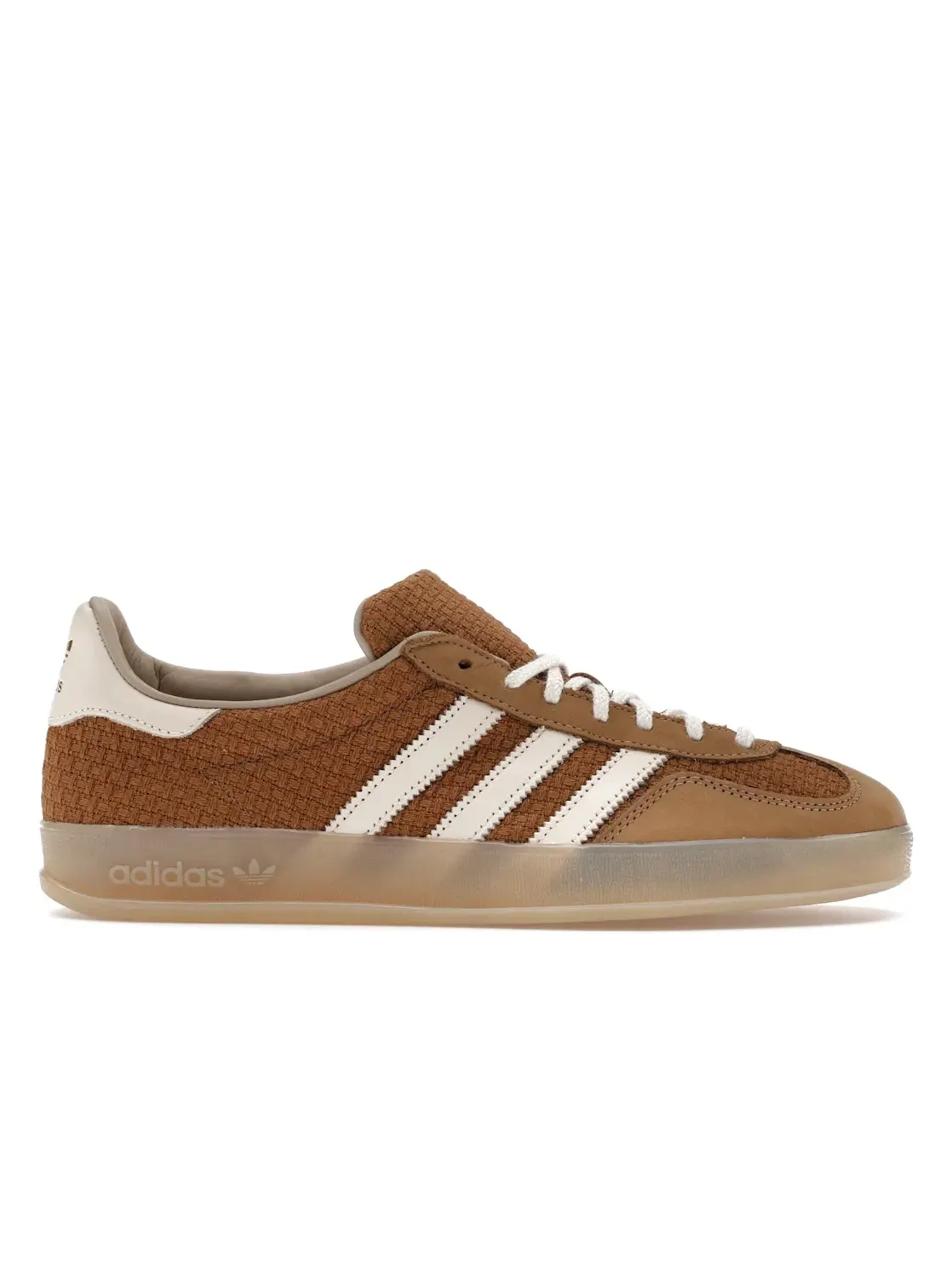 Мужские кроссовки Lifestyle Adidas Gazelle Indoor — изображение 1 из 4, коричневый/белый/бежевый
