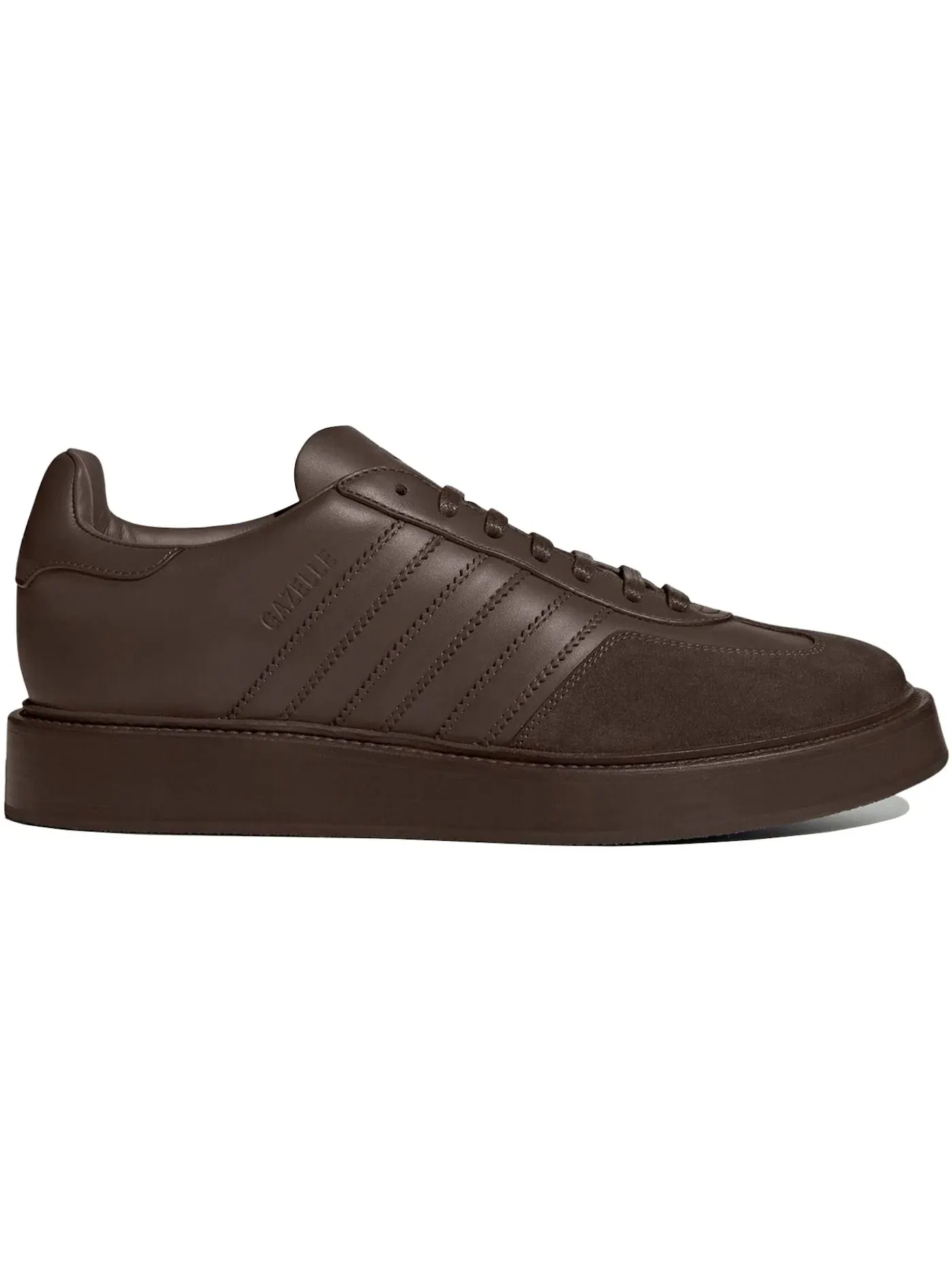 Мужские кроссовки Lifestyle Adidas Gazelle Indoor Brown Made in Italy — изображение 1 из 1, коричневый