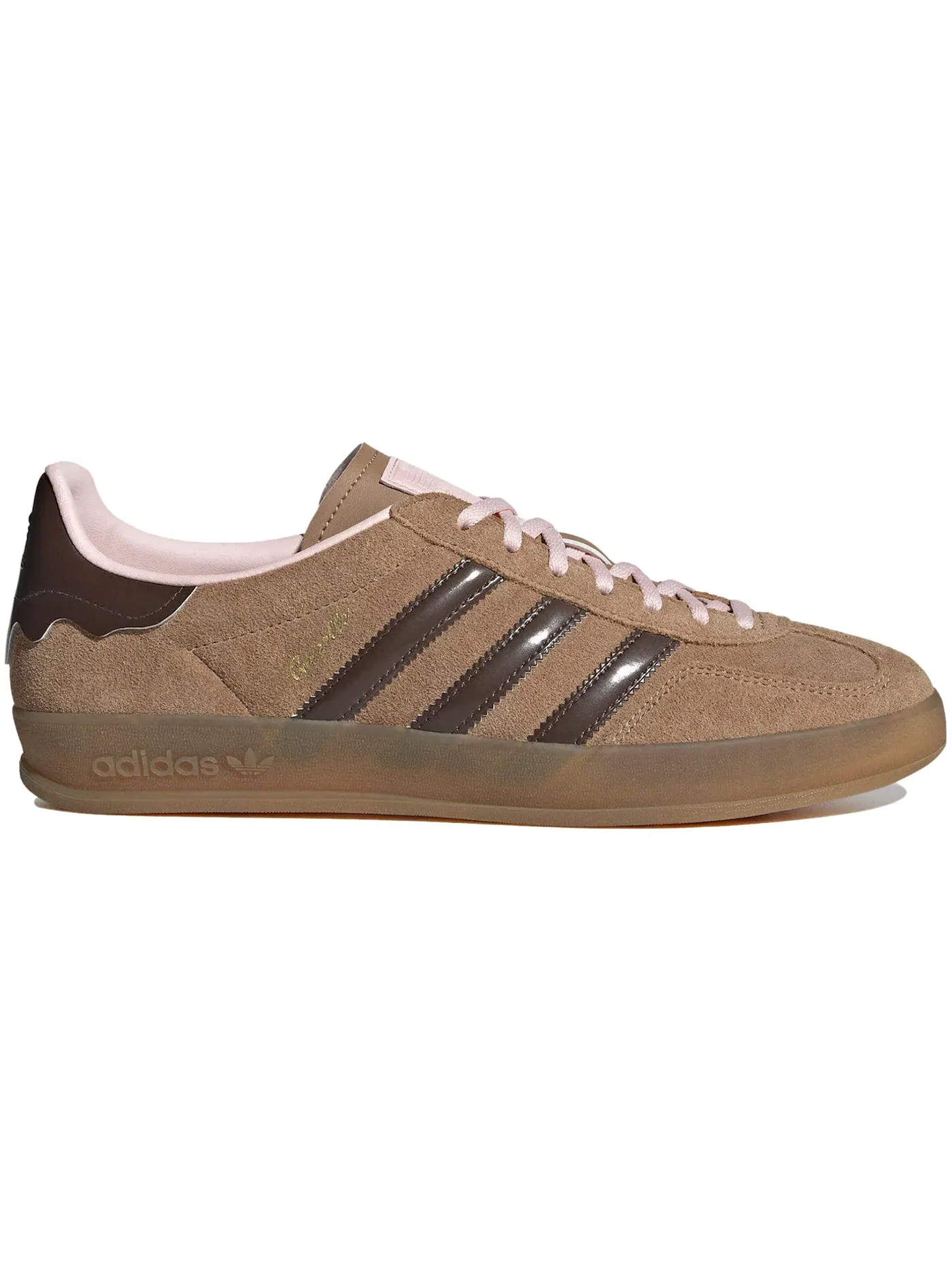 Мужские кроссовки Lifestyle Adidas Gazelle Indoor — изображение 1 из 1, коричневый розовый