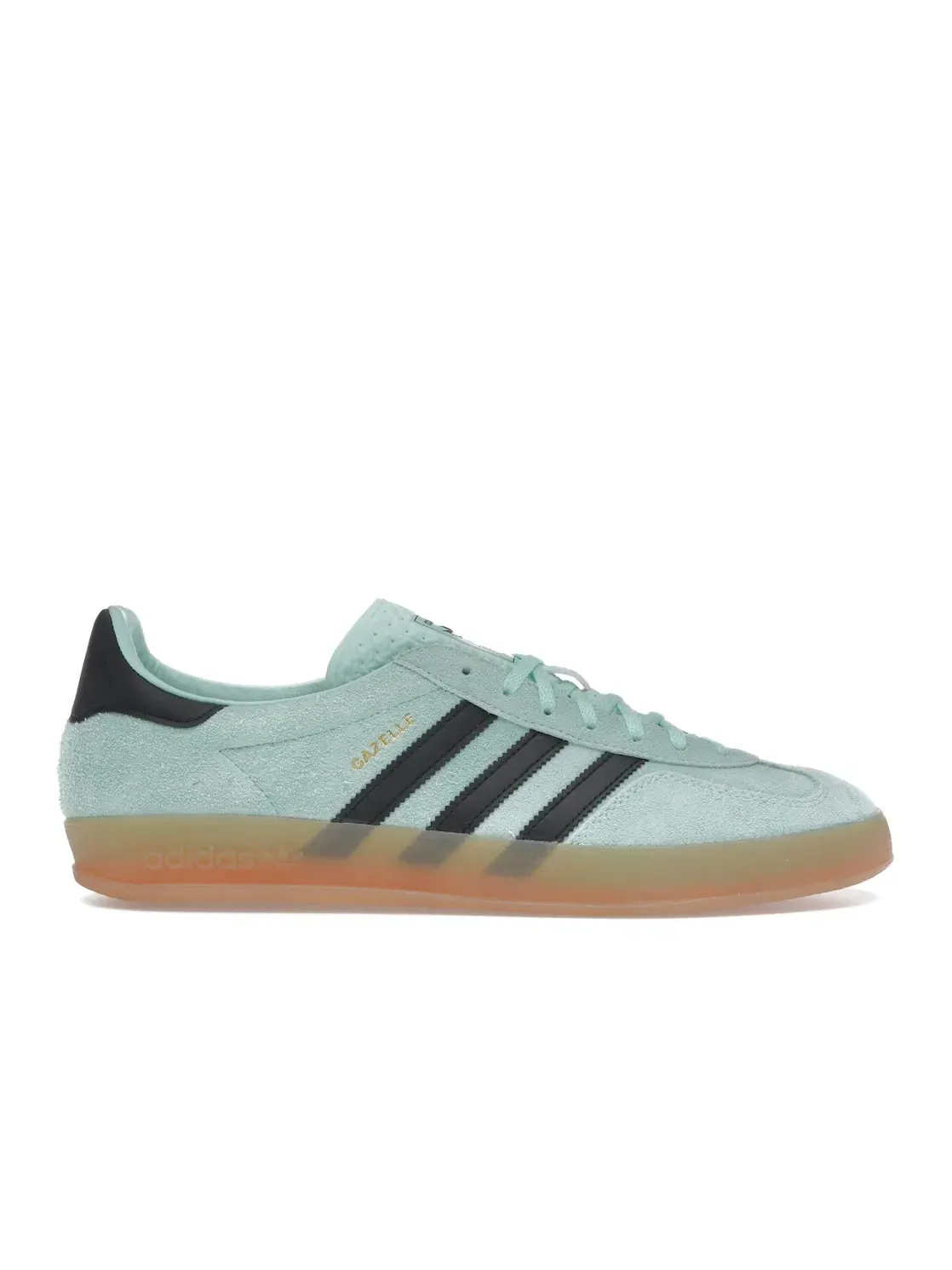 Мужские кроссовки с замшевым верхом Adidas Gazelle Indoor — изображение 1 из 4, прозрачный/черный