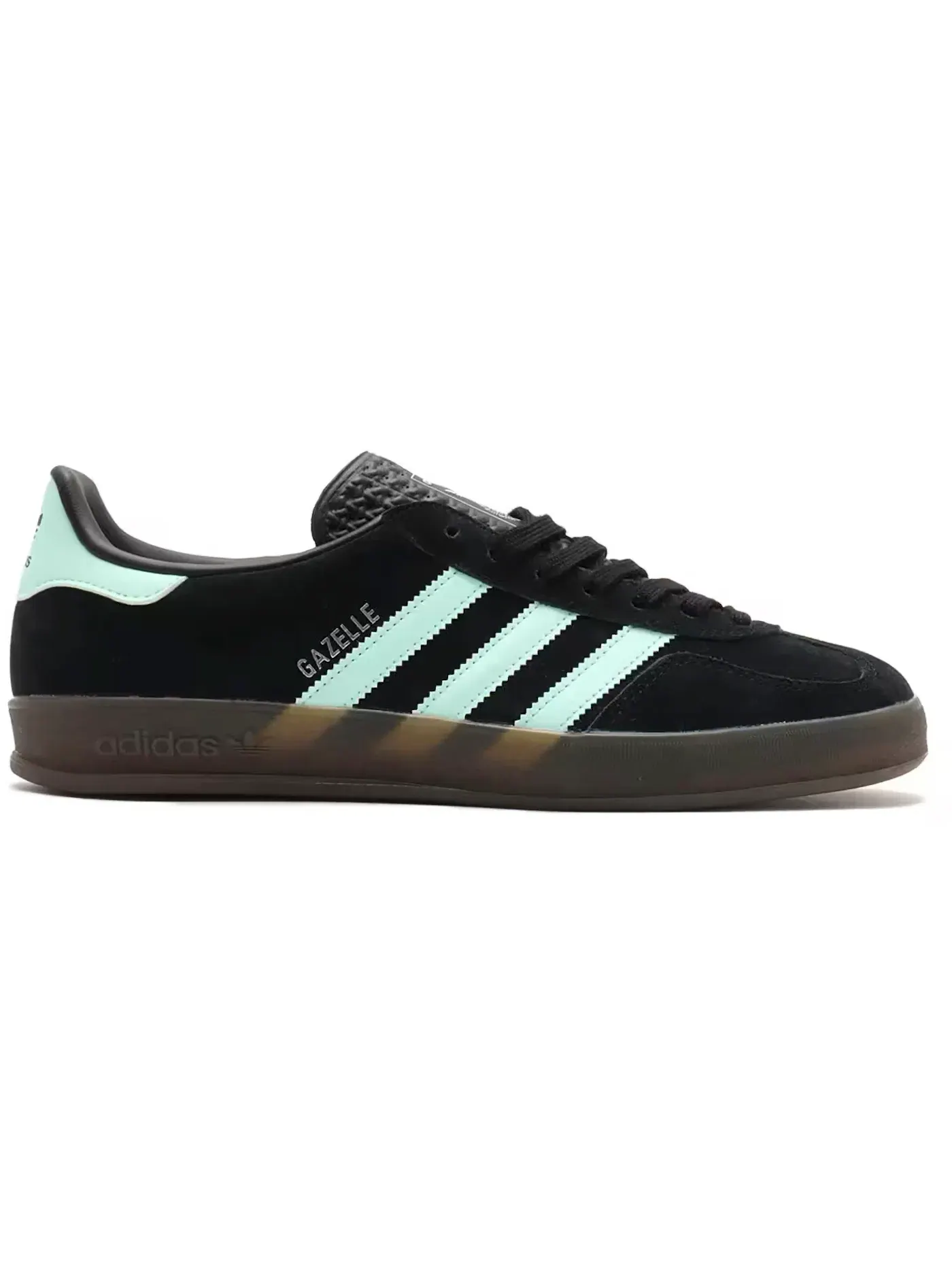 Мужские кроссовки Adidas Gazelle Indoor — изображение 1 из 1, черный/прозрачный