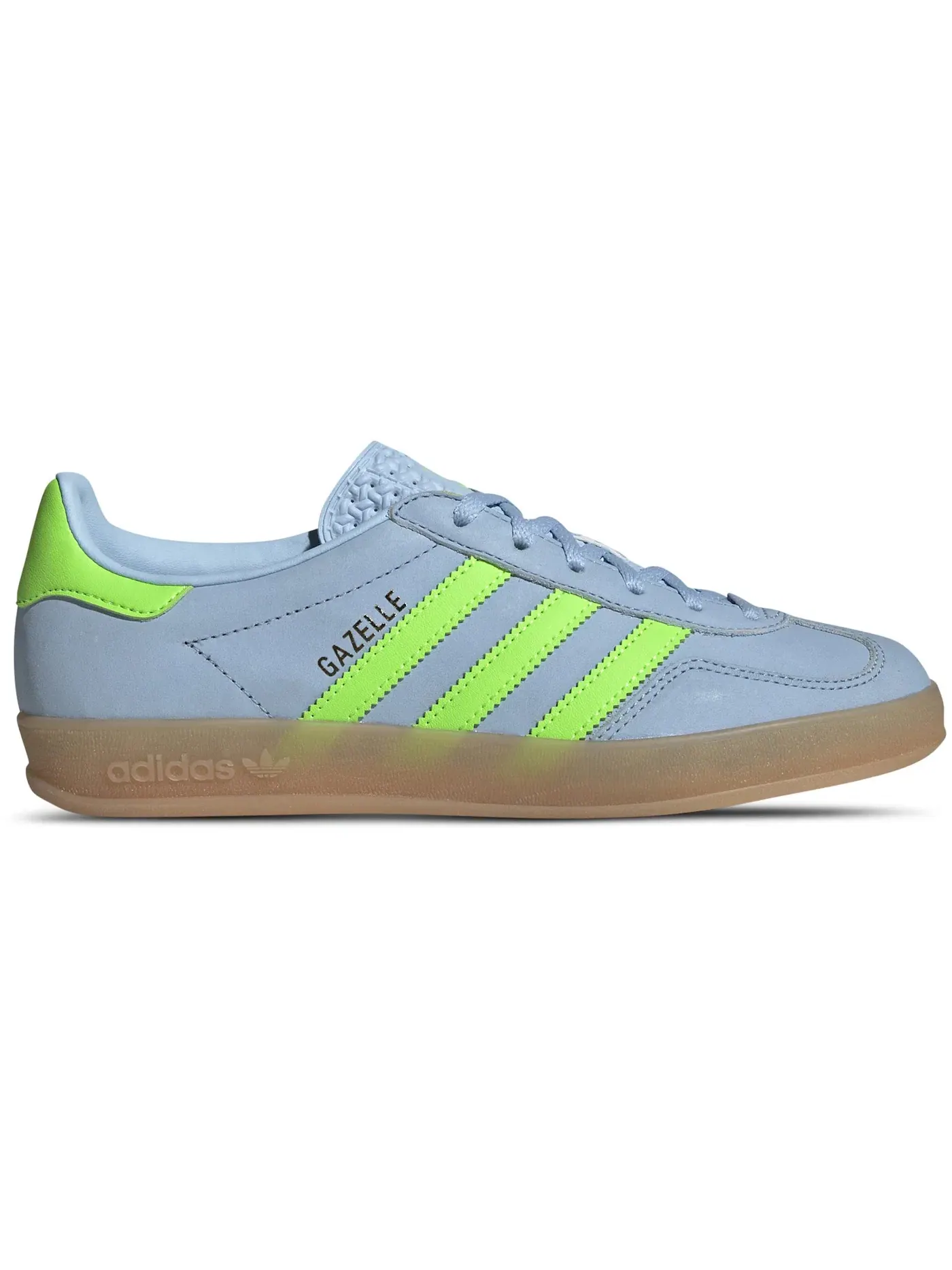 Женские кроссовки с замшевым верхом Adidas Gazelle Indoor — изображение 1 из 1, прозрачный зеленый