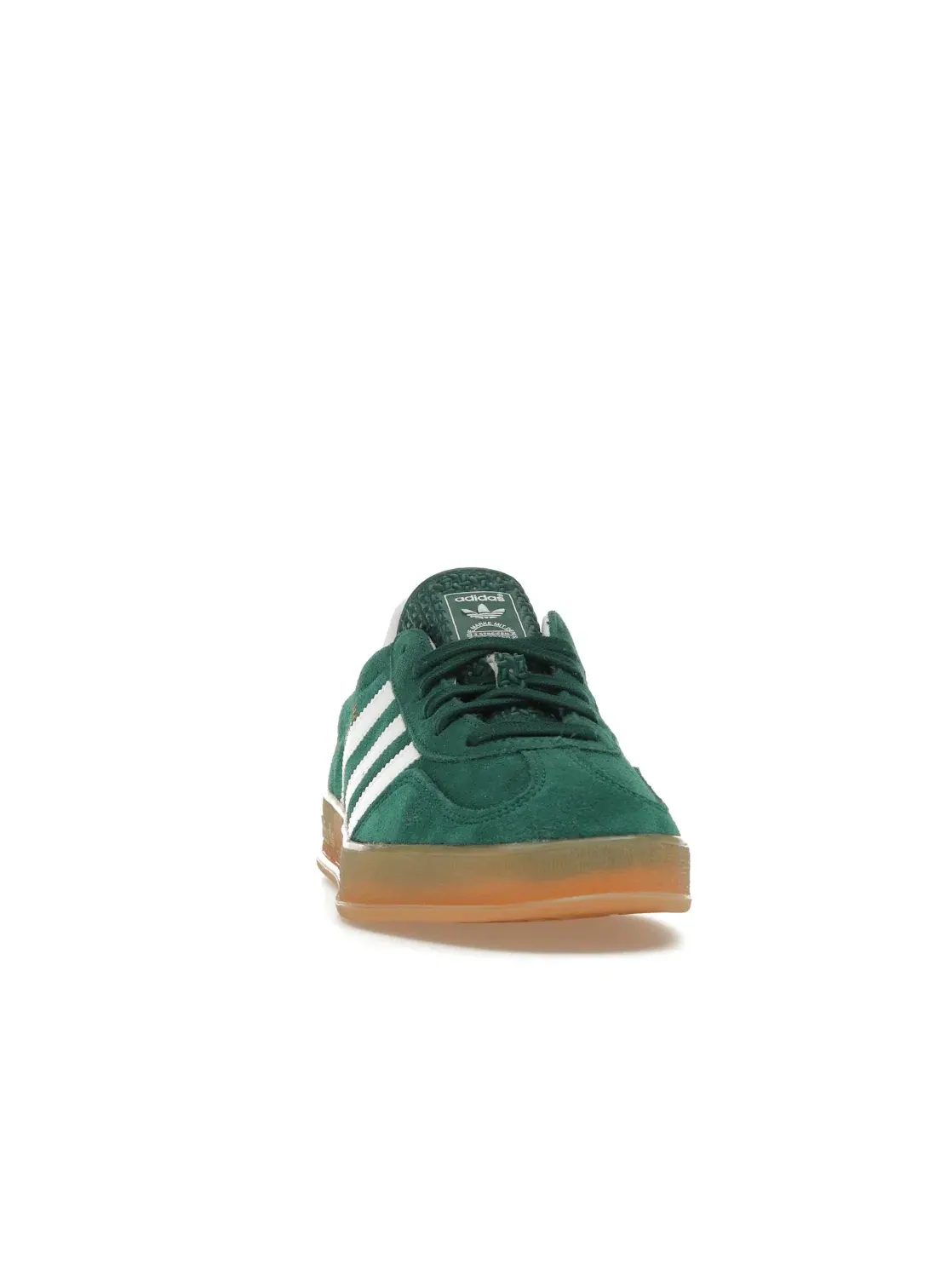 Мужские кроссовки из замши с принтом Adidas Gazelle Indoor — изображение 2 из 4, зеленый/белый