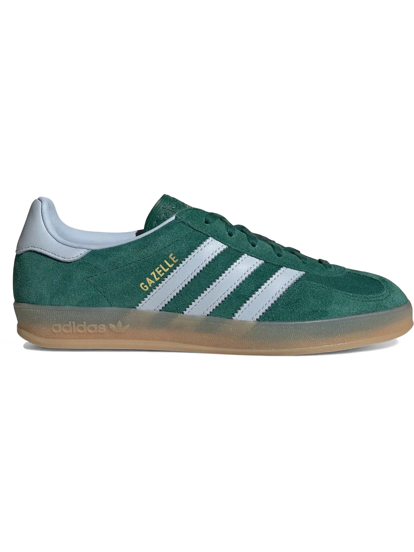 Женские кроссовки Lifestyle Adidas Gazelle Indoor — изображение 1 из 1, зеленый