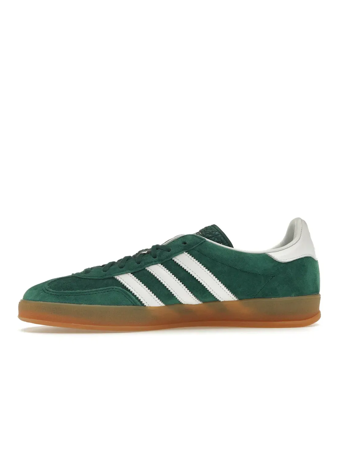 Мужские кроссовки с замшевым верхом Adidas Gazelle Indoor — изображение 3 из 4, зеленый/белый