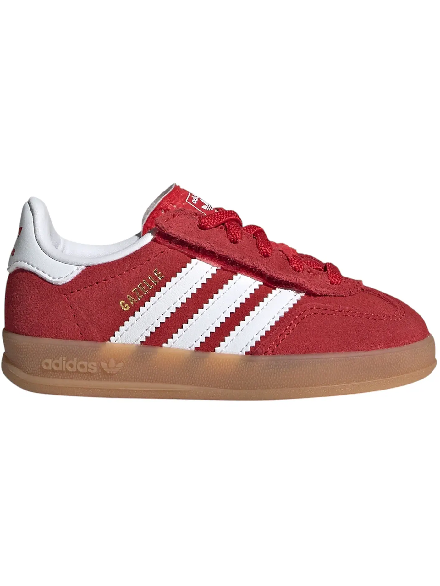 Детские кроссовки Lifestyle с удобной застежкой Adidas Gazelle Indoor Comfort Closure — изображение 1 из 1, белый