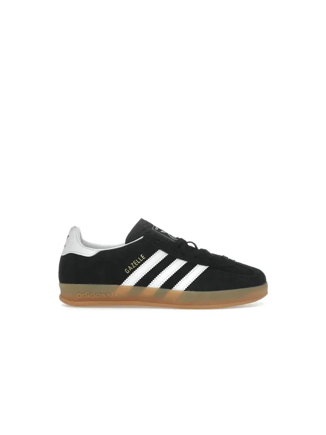 Детские кроссовки Lifestyle Adidas Gazelle Indoor — изображение 1 из 4, черный/белый