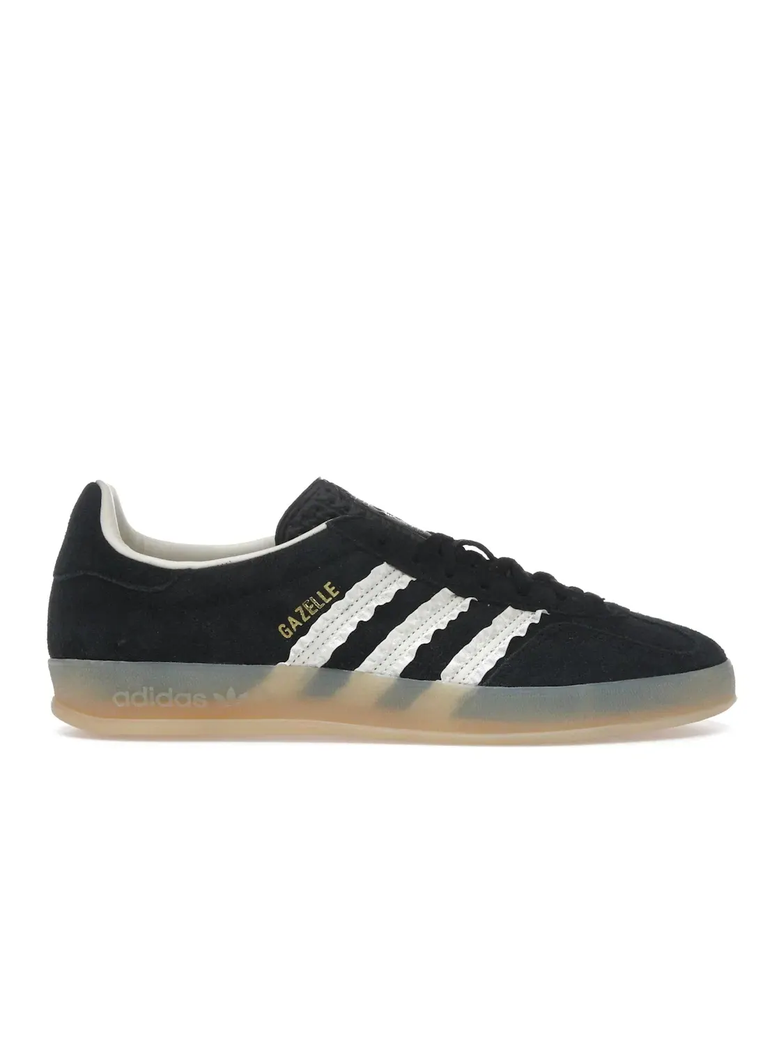 Женские кроссовки lifestyle Adidas Gazelle Indoor Core Black Cream White Gum — изображение 1 из 4