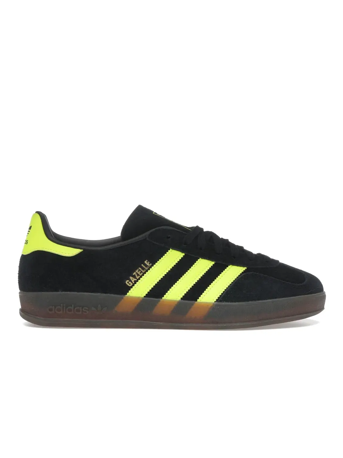 Мужские кроссовки Lifestyle Adidas Gazelle Indoor — изображение 1 из 4, черный/желтый/белый