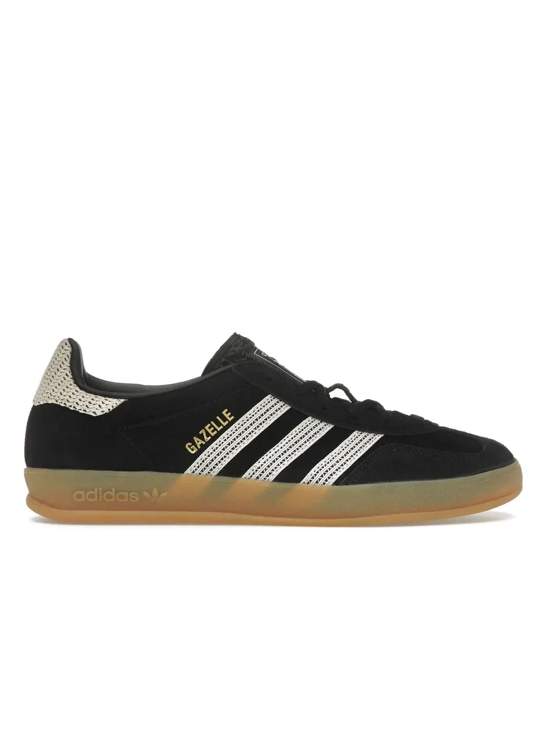Женские кроссовки Lifestyle Adidas Gazelle Indoor — изображение 1 из 4, черный/белый