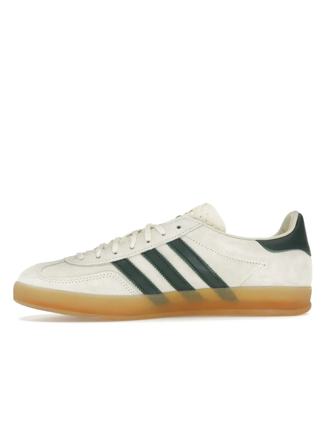 Мужские кроссовки с ретро-дизайном Adidas Gazelle Indoor — изображение 3 из 4, кремовый белый зеленый