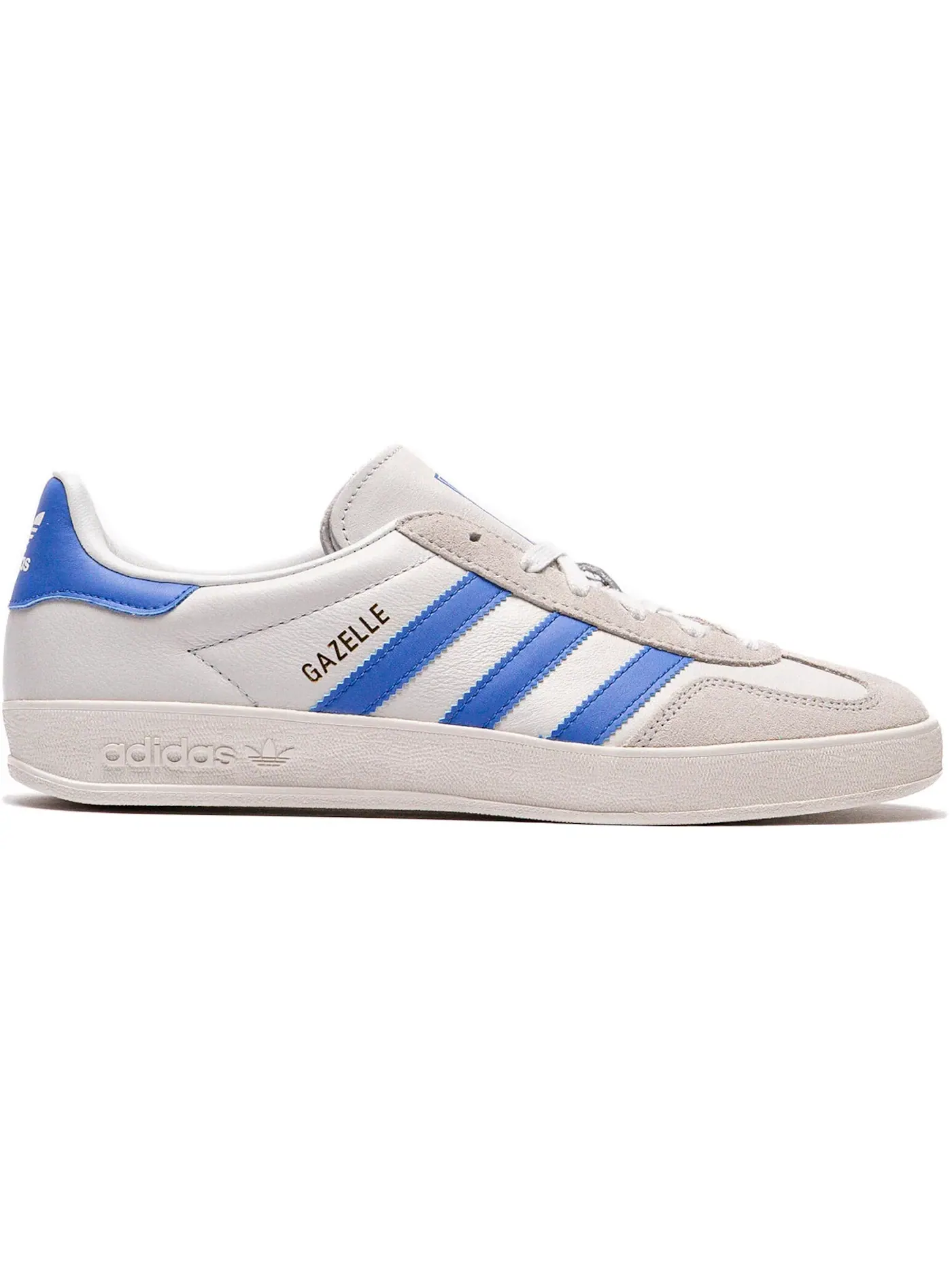 Мужские кроссовки Lifestyle Adidas Gazelle Indoor — изображение 1 из 1, белый/синий/серый