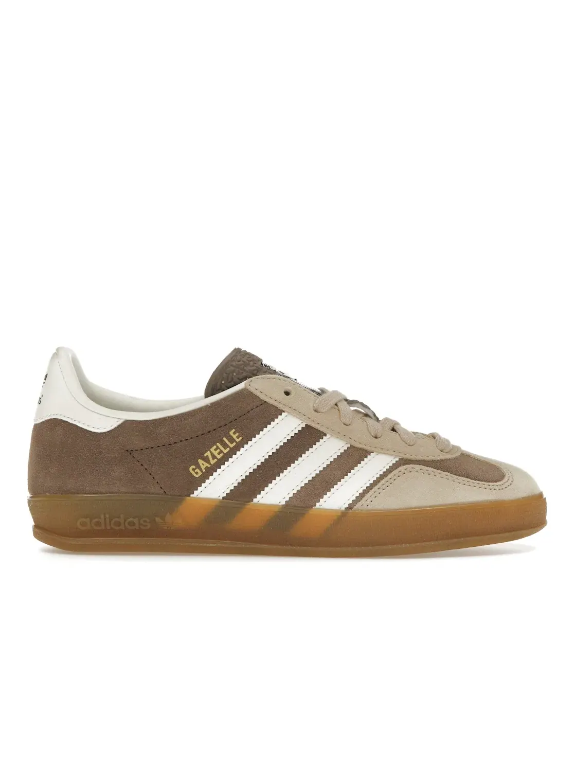 Мужские кроссовки с замшевым верхом Adidas Gazelle Indoor — изображение 1 из 4, белый/бежевый