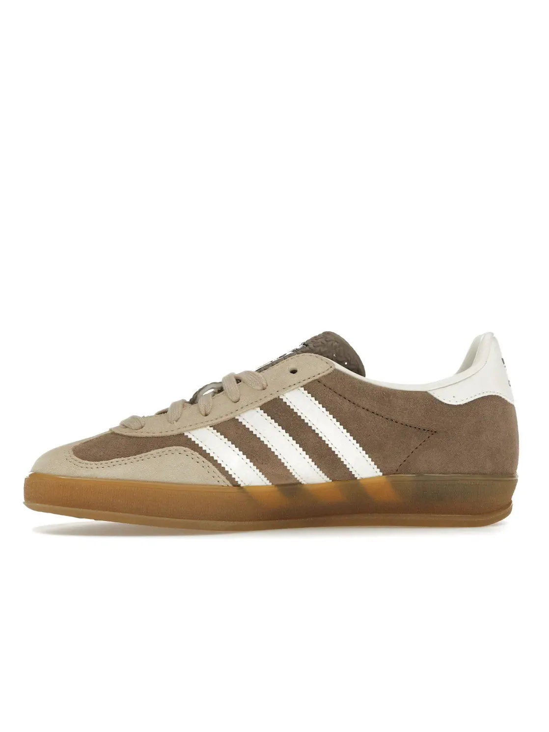 Мужские кроссовки с замшевым верхом Adidas Gazelle Indoor — изображение 3 из 4, белый/бежевый