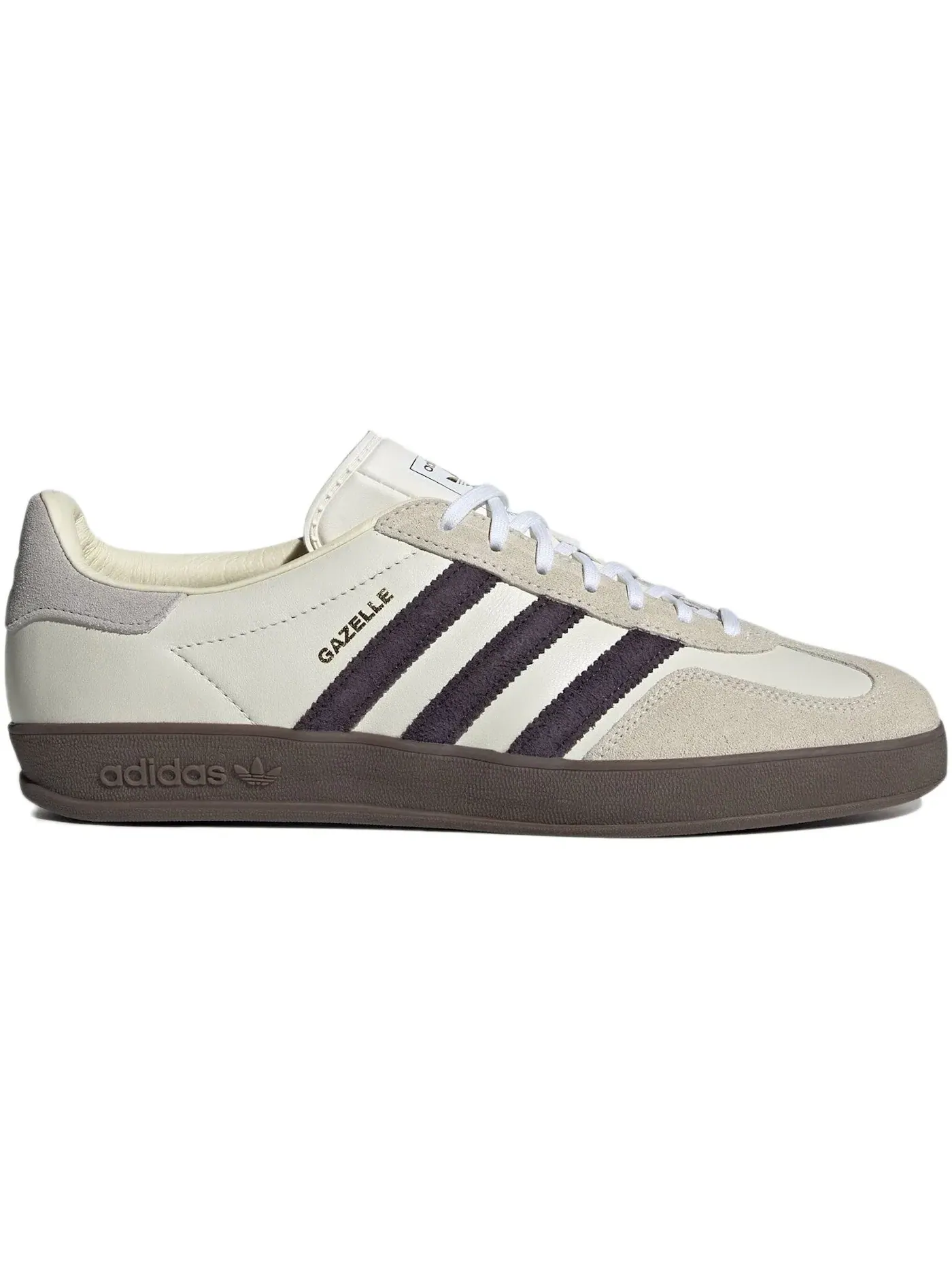 Мужские кроссовки Lifestyle Adidas Gazelle Indoor — изображение 1 из 1, белый/черный