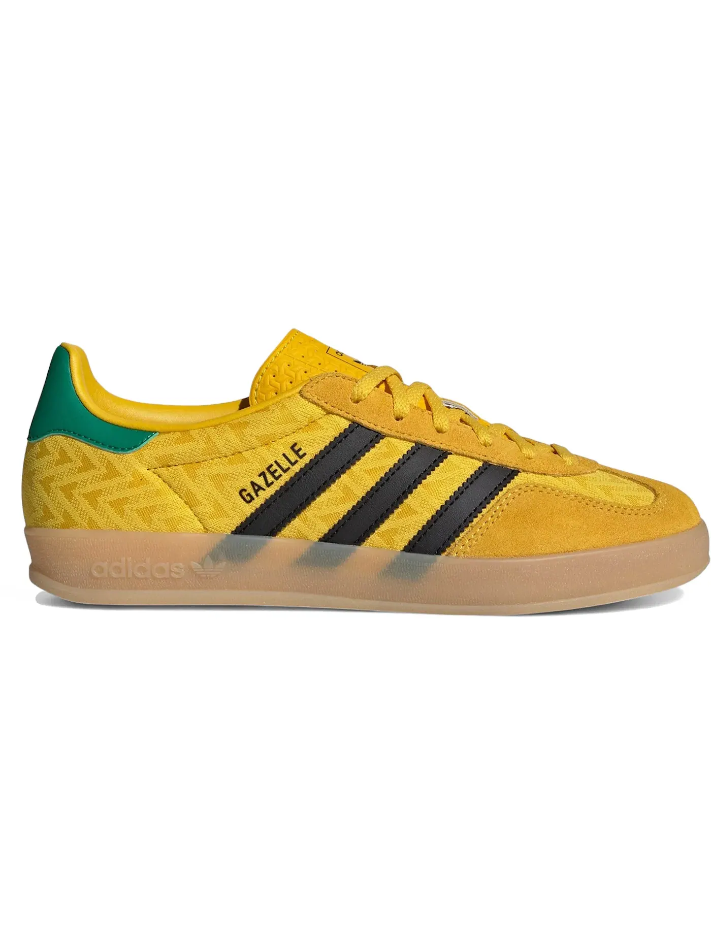 Женские кроссовки Lifestyle Adidas Gazelle Indoor — изображение 1 из 1, желтый/черный
