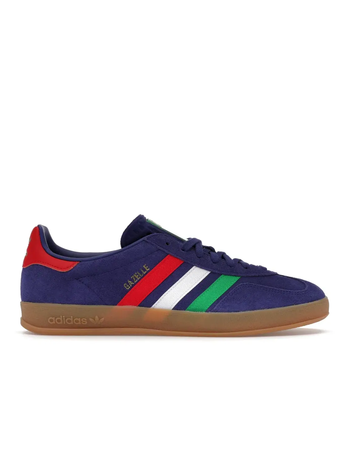 Мужские кроссовки с замшевым верхом Adidas Gazelle Indoor — изображение 1 из 4, синий/зеленый