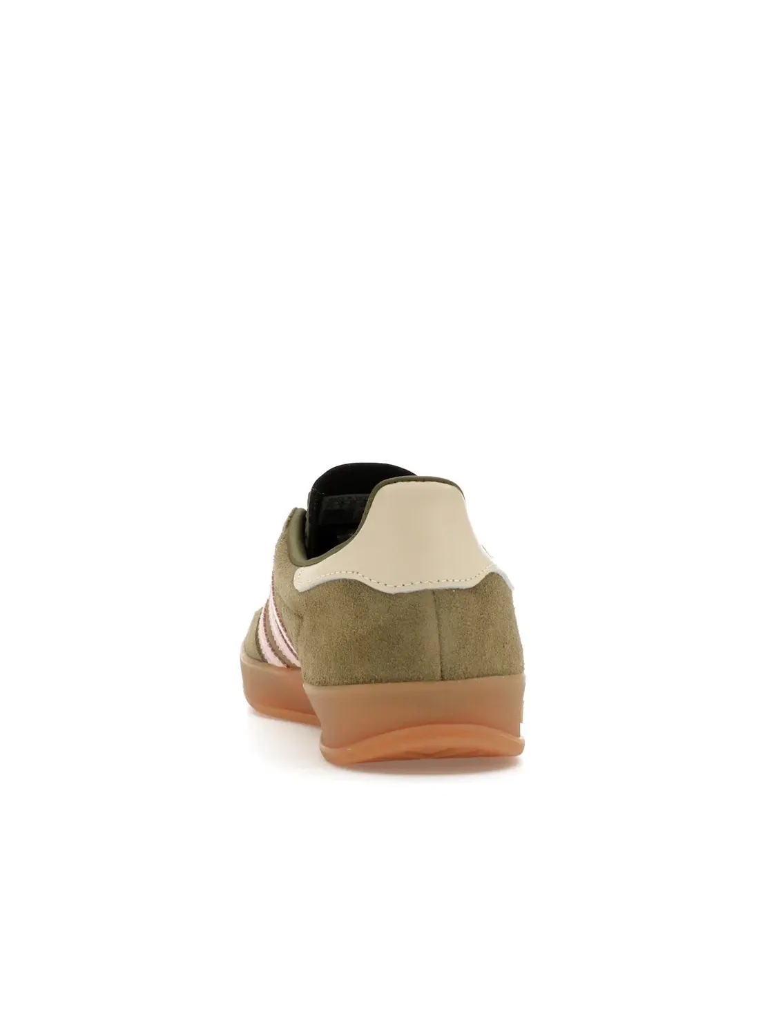 Женские кроссовки из замши с принтом Adidas Gazelle Indoor Adidas — изображение 4 из 4, оливковый розовый