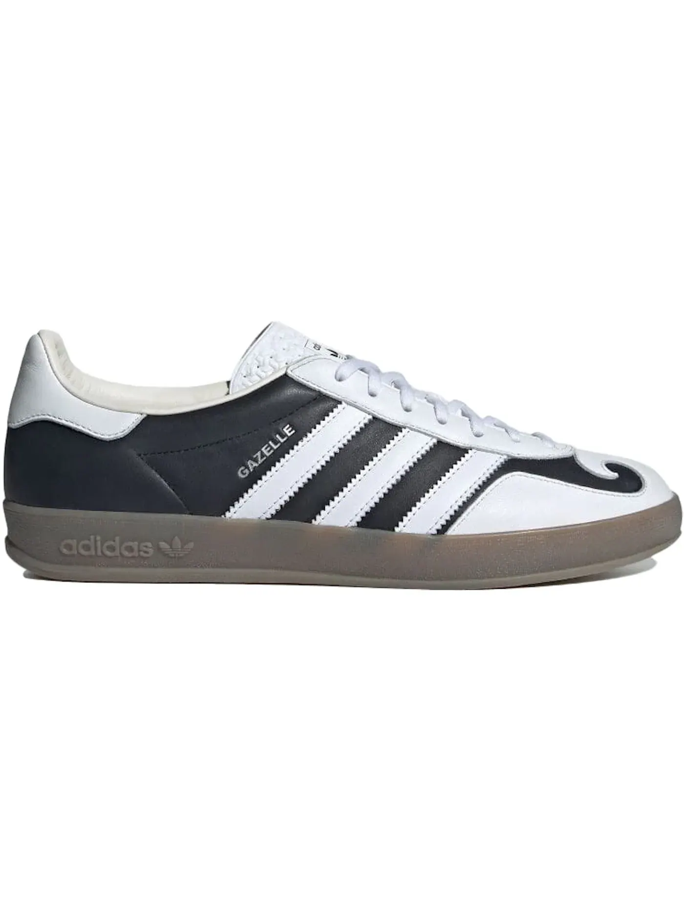 Мужские кроссовки Lifestyle с принтом Adidas Gazelle Indoor Adidas — изображение 1 из 1, белый/белый/серебристый