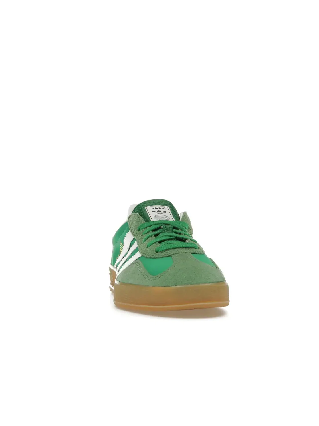 Мужские кроссовки Lifestyle Adidas Gazelle Indoor — изображение 2 из 4, зеленый/белый