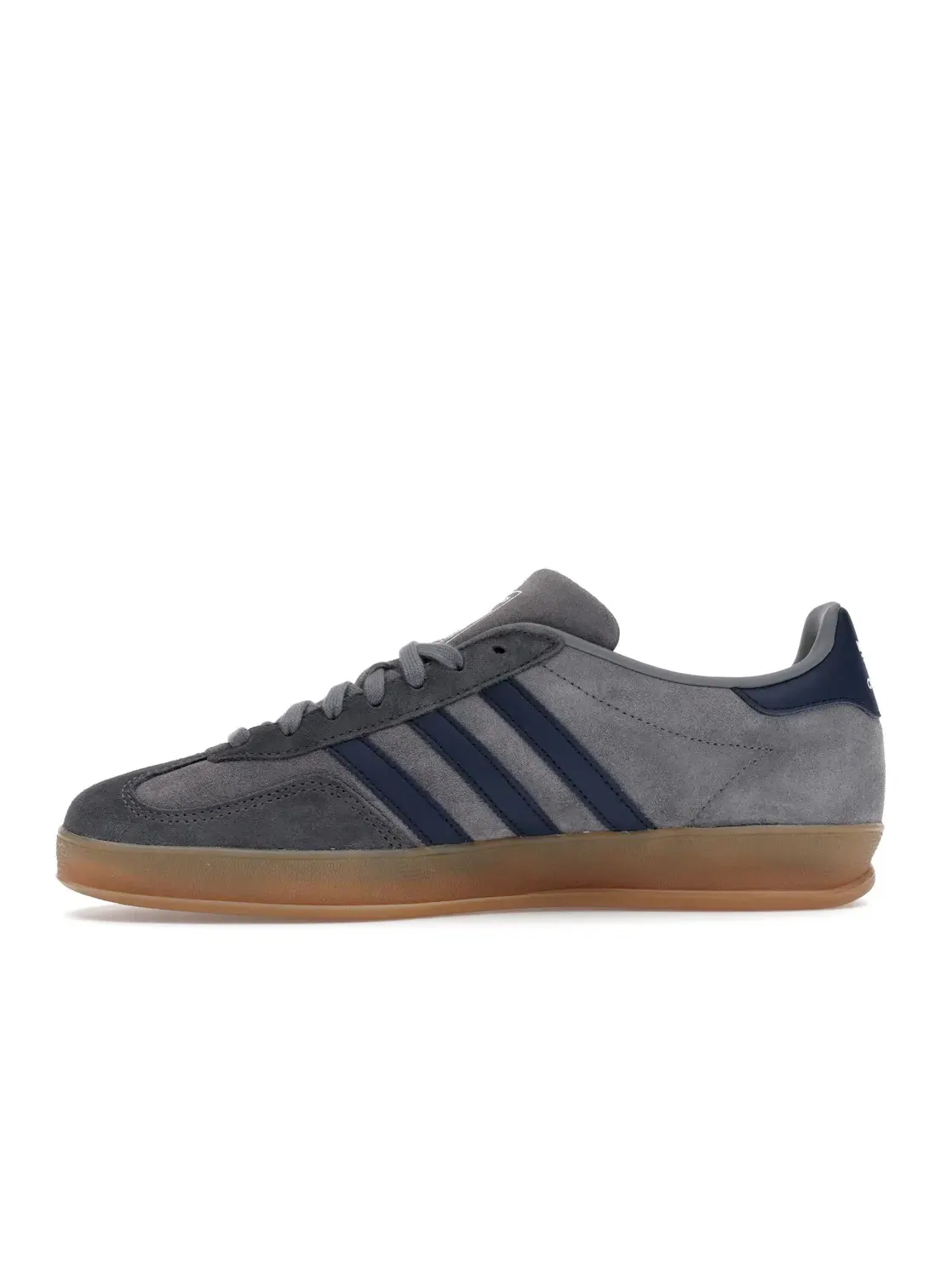 Мужские кроссовки lifestyle Adidas Gazelle Indoor Grey Night Indigo — изображение 3 из 4, серый/индиго/серый