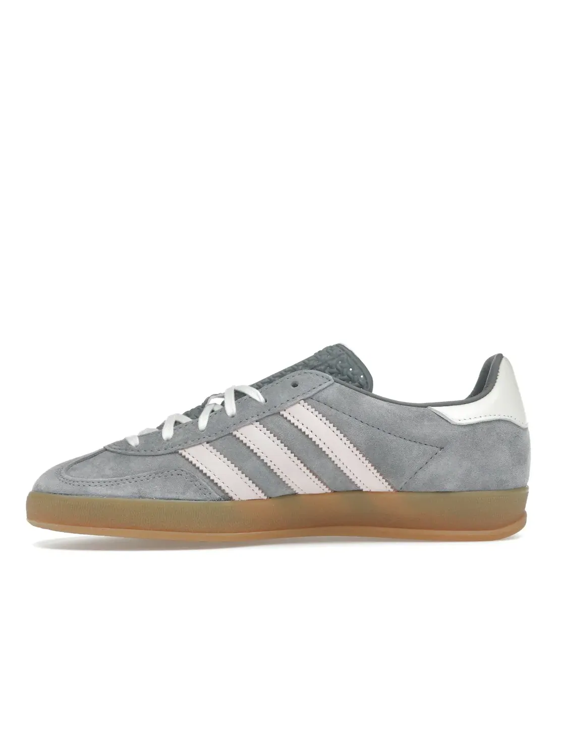 Женские кроссовки Adidas Gazelle Indoor — изображение 3 из 4, серый/розовый