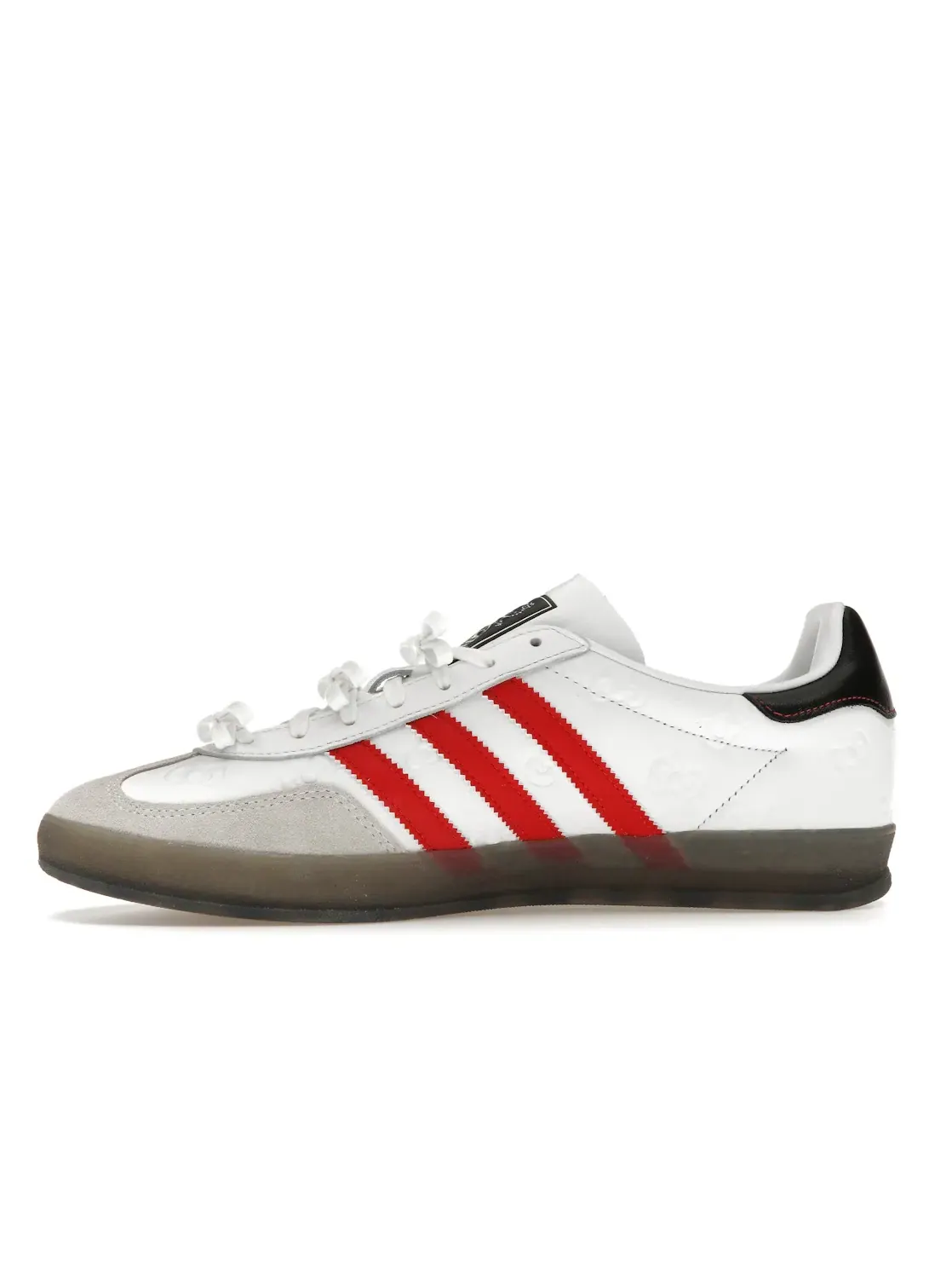 Женские кроссовки из кожи и замши Gazelle Indoor Hello Kitty Adidas — изображение 3 из 4, белый красный черный