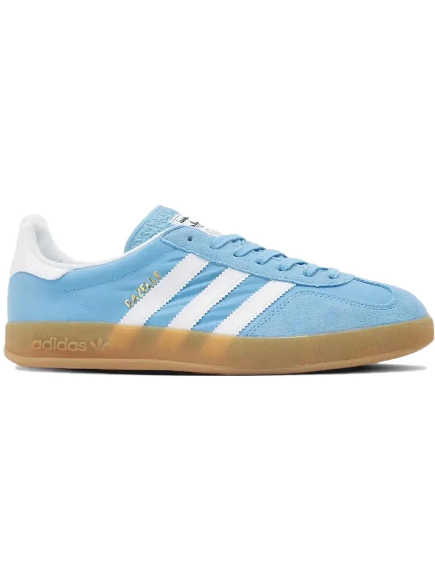 Мужские кроссовки Lifestyle Adidas Gazelle Indoor — изображение 1 из 1, светлый синий/белый