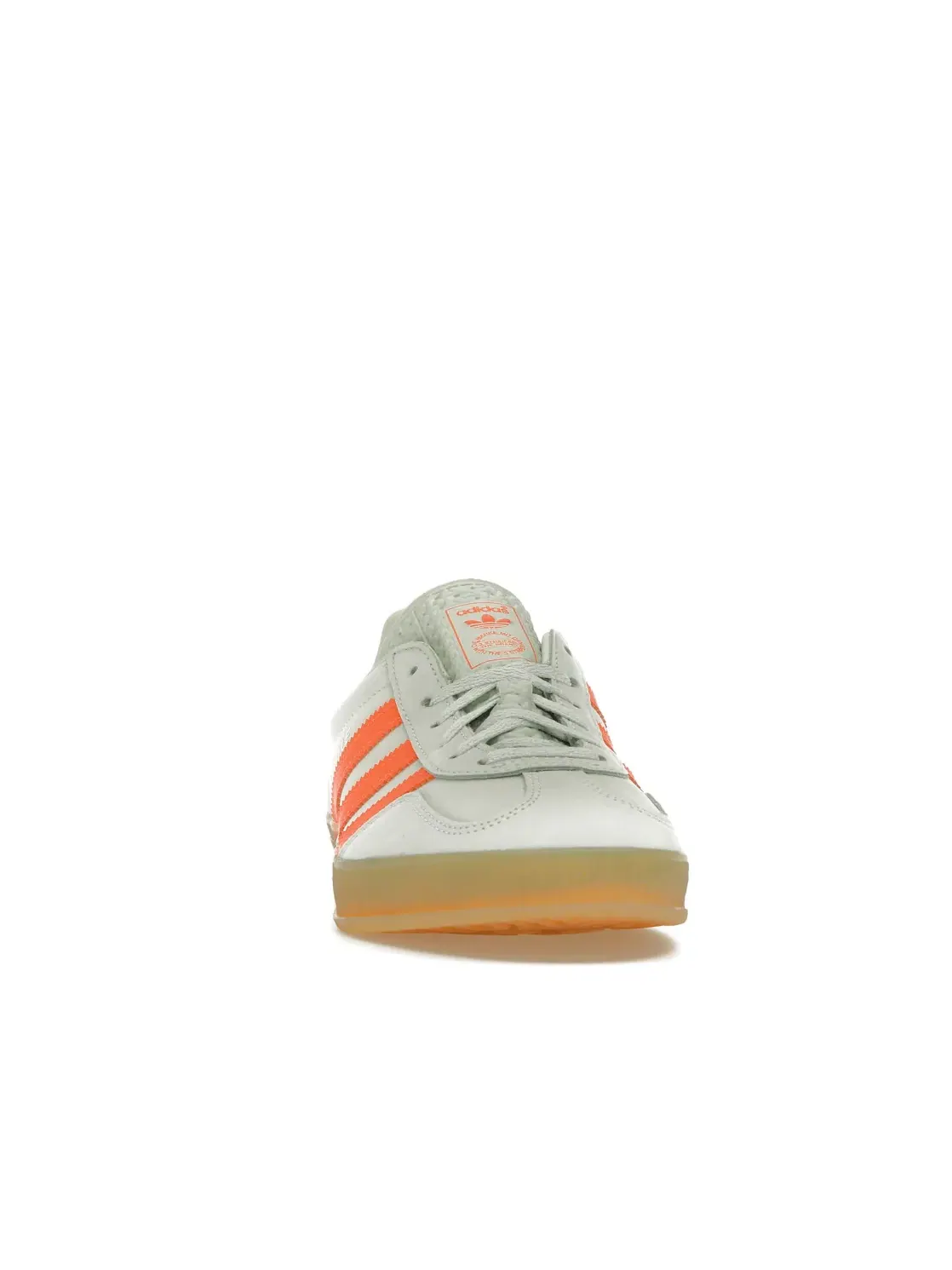 Женские кроссовки Lifestyle Adidas Gazelle Indoor — изображение 2 из 4, зеленый/оранжевый