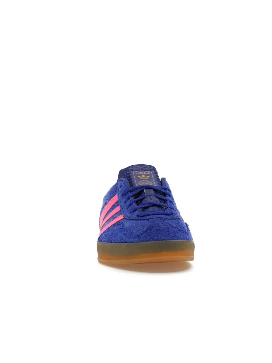 Женские кроссовки с замшевым верхом Adidas Gazelle Indoor — изображение 2 из 4, синий розовый