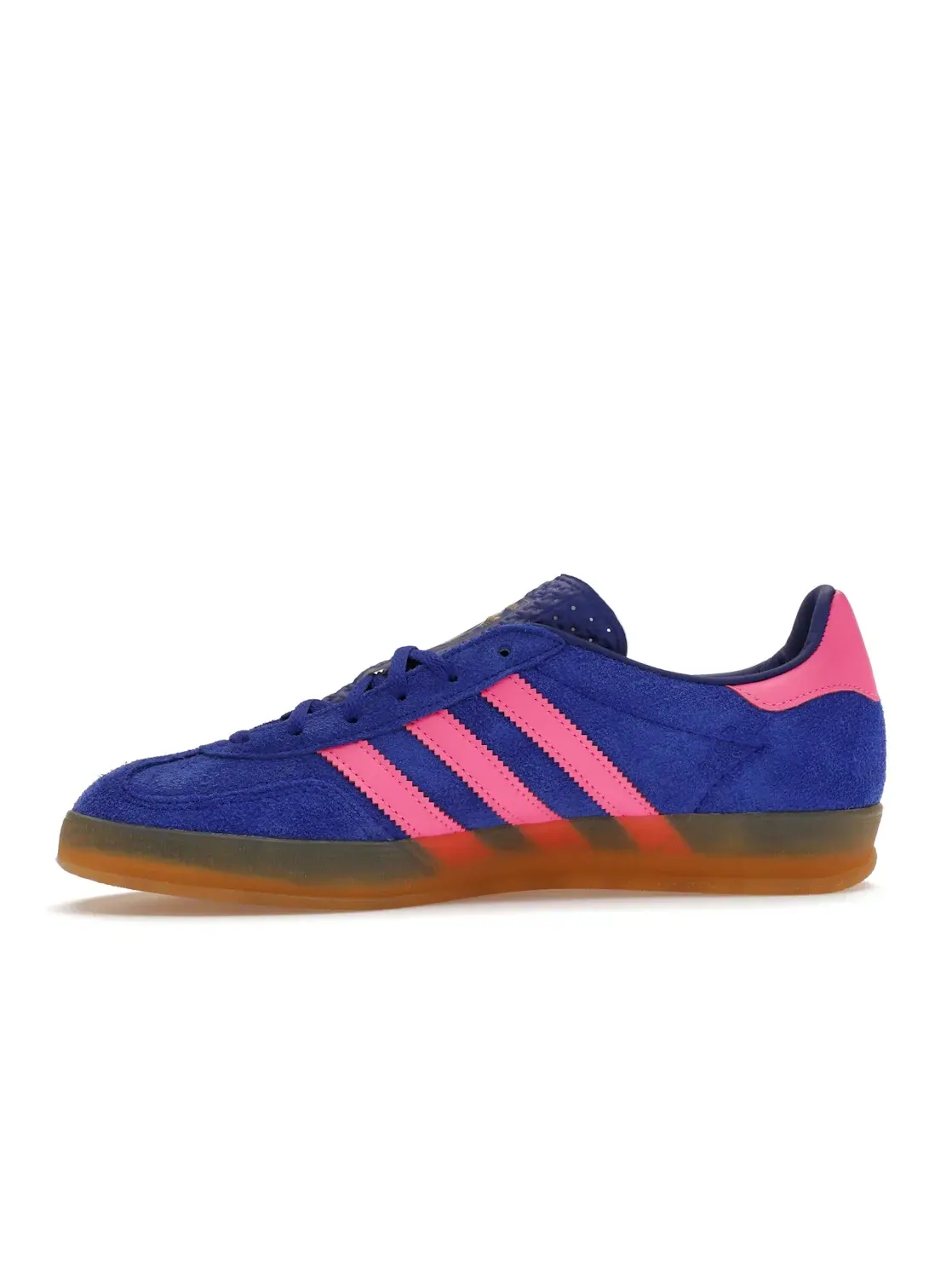 Женские кроссовки с замшевым верхом Adidas Gazelle Indoor — изображение 3 из 4, синий розовый