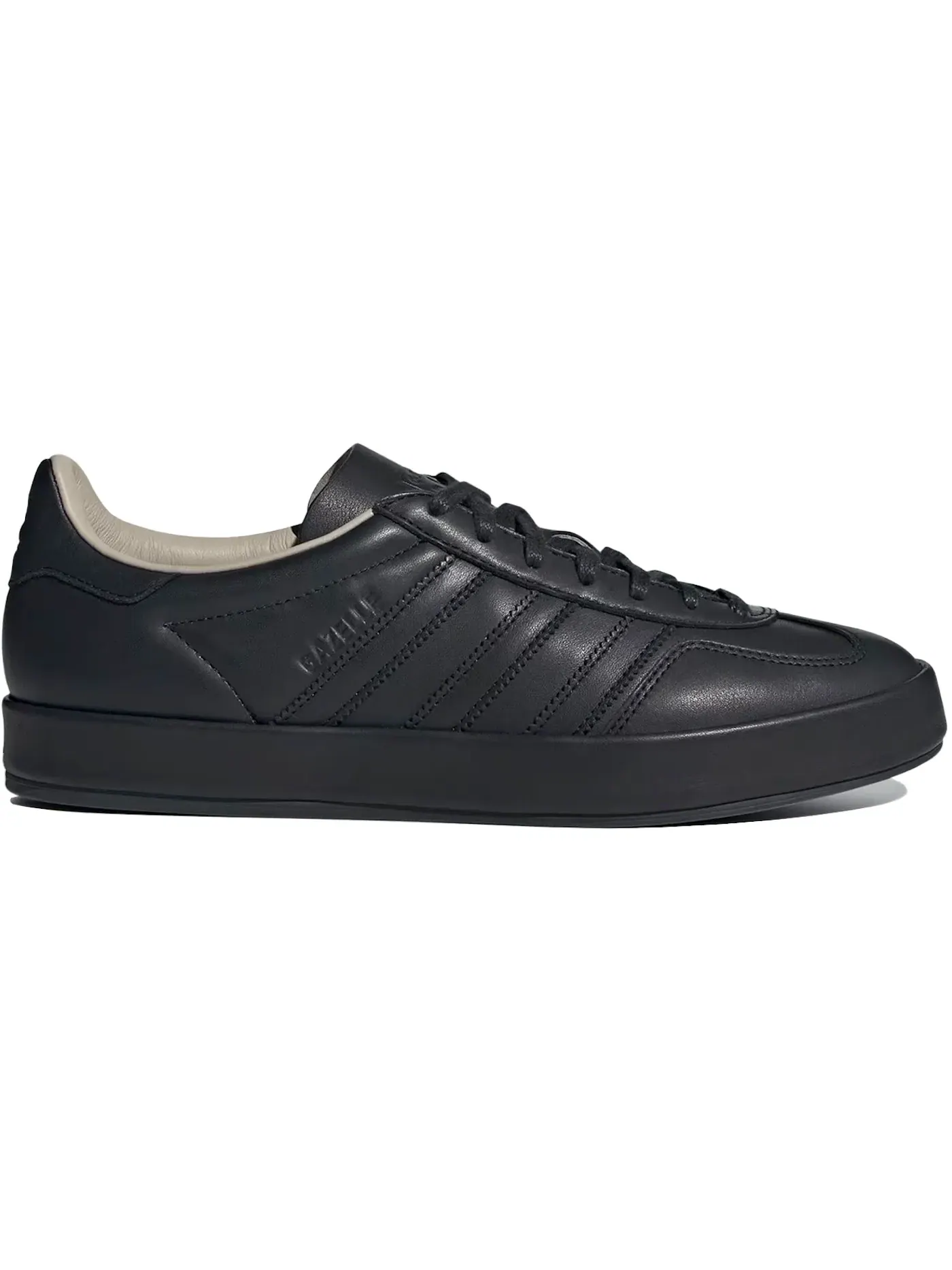 Мужские кроссовки с замшевым верхом Adidas Gazelle Indoor — изображение 1 из 1, черный/черный/бежевый