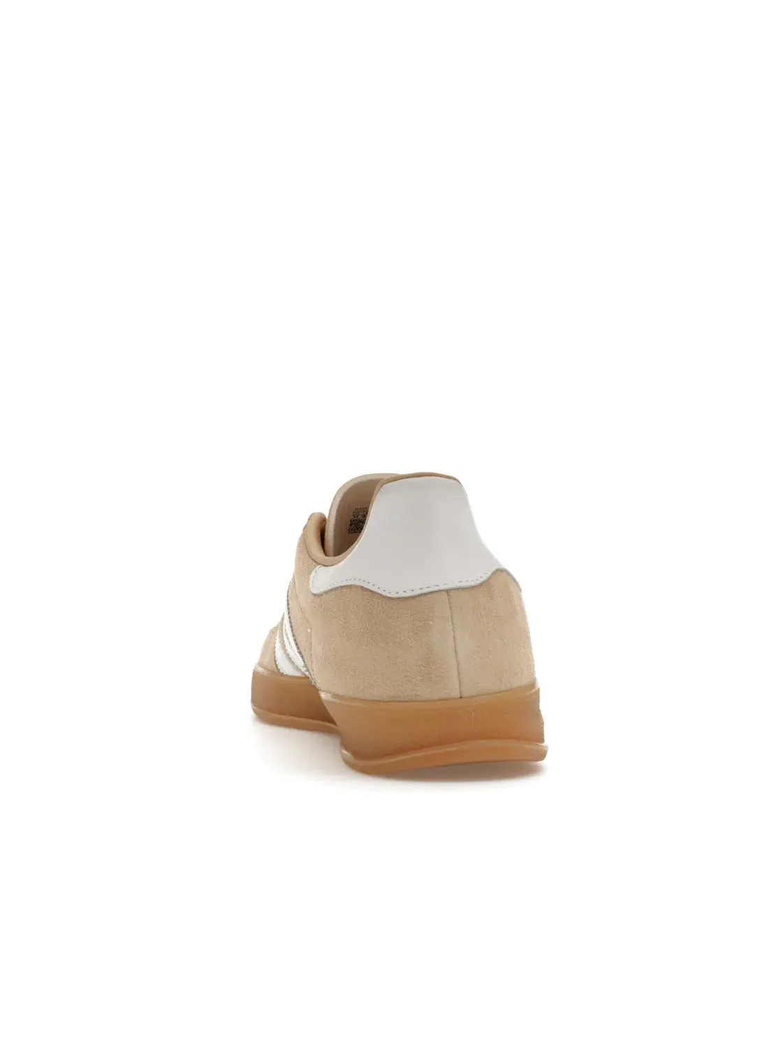 Женские кроссовки замшевые Gazelle Indoor Adidas — изображение 4 из 4, бежевый/белый