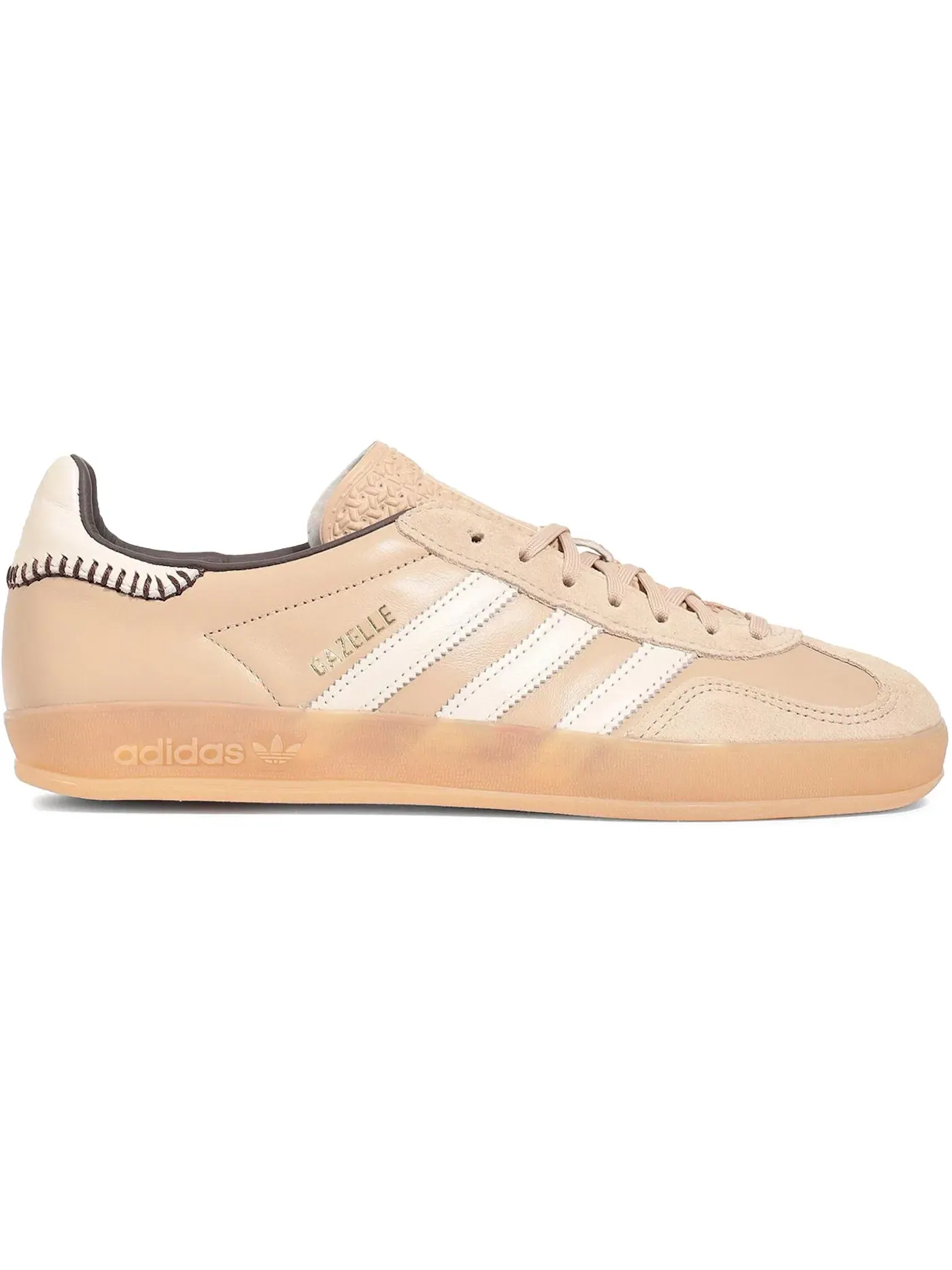 Мужские кроссовки Lifestyle Adidas Gazelle Indoor — изображение 1 из 1, бежевый/белый
