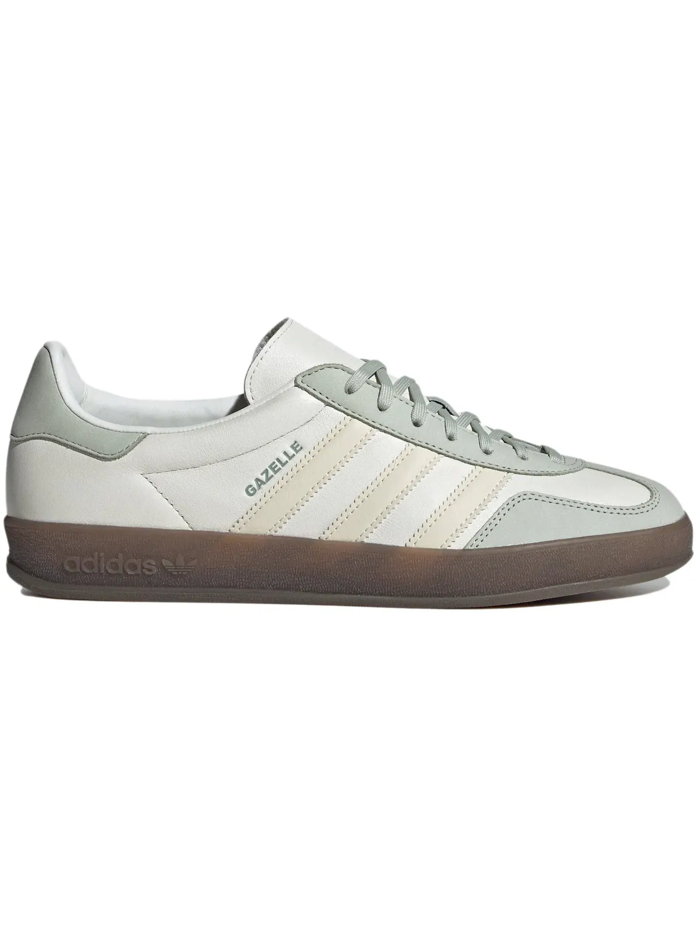Мужские кроссовки Lifestyle Adidas Gazelle Indoor — изображение 1 из 1, белый/белый/белый