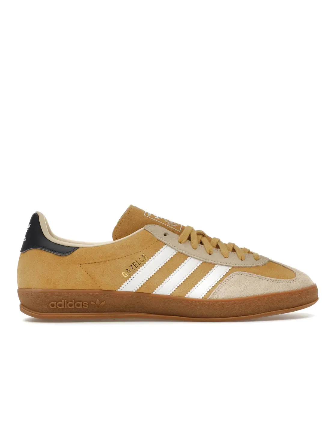 Мужские кроссовки Lifestyle Adidas Gazelle Indoor — изображение 1 из 4, белый/темно-синий