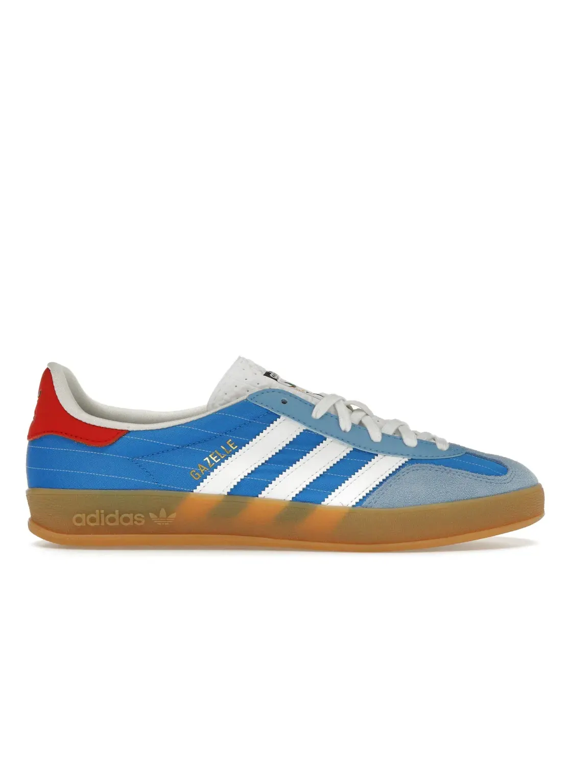 Мужские кроссовки с замшевым верхом Adidas Gazelle Indoor — изображение 1 из 4, синий/красный