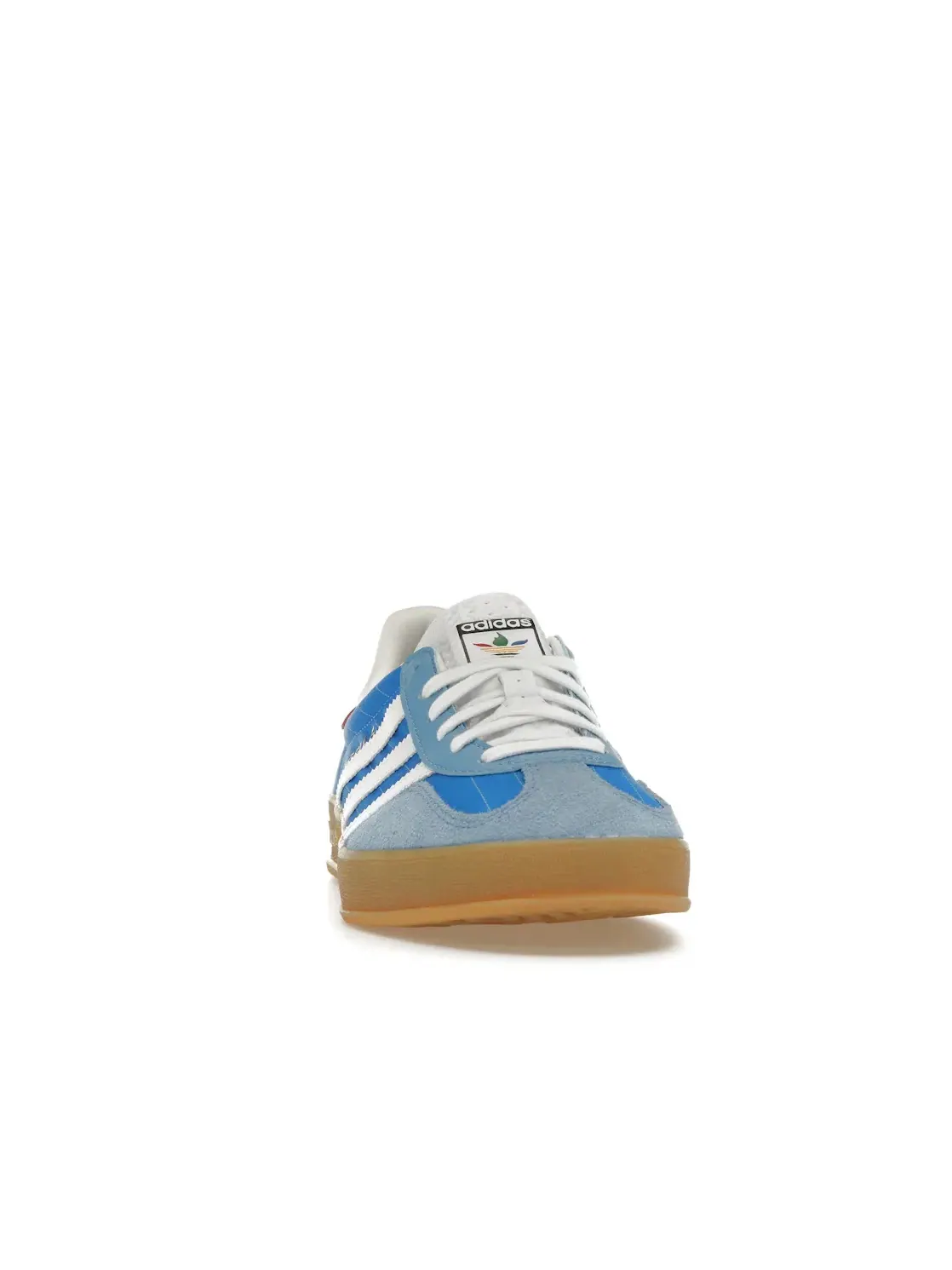 Мужские кроссовки с замшевым верхом Adidas Gazelle Indoor — изображение 2 из 4, синий/красный