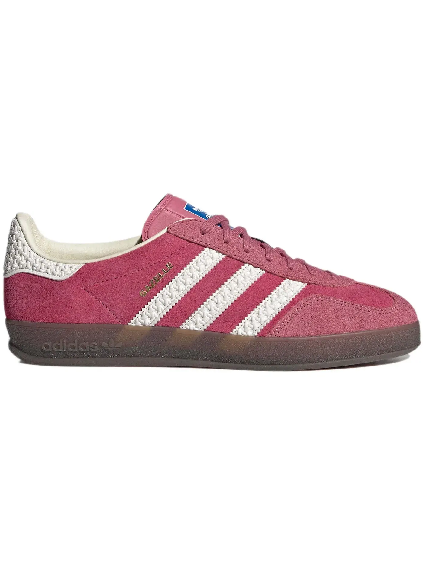 Мужские кроссовки повседневные Adidas Gazelle Indoor — изображение 1 из 1, розовый/белый