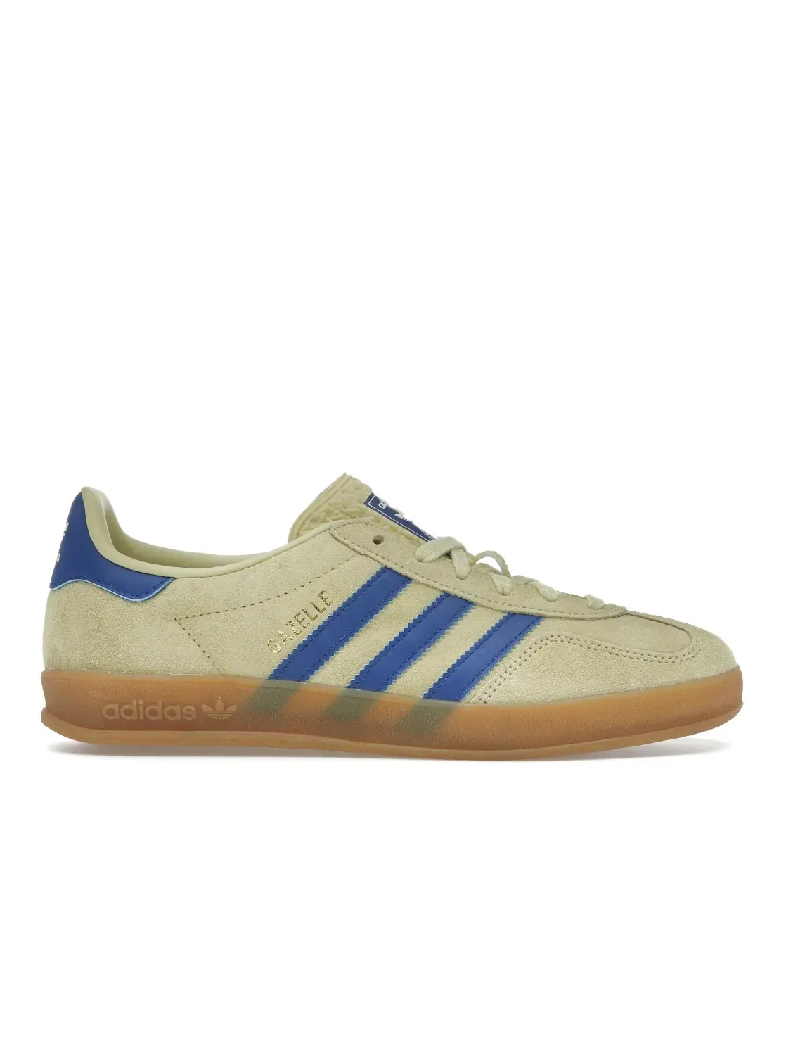 Мужские кроссовки Lifestyle Adidas Gazelle Indoor — изображение 1 из 4, желтый/синий/белый