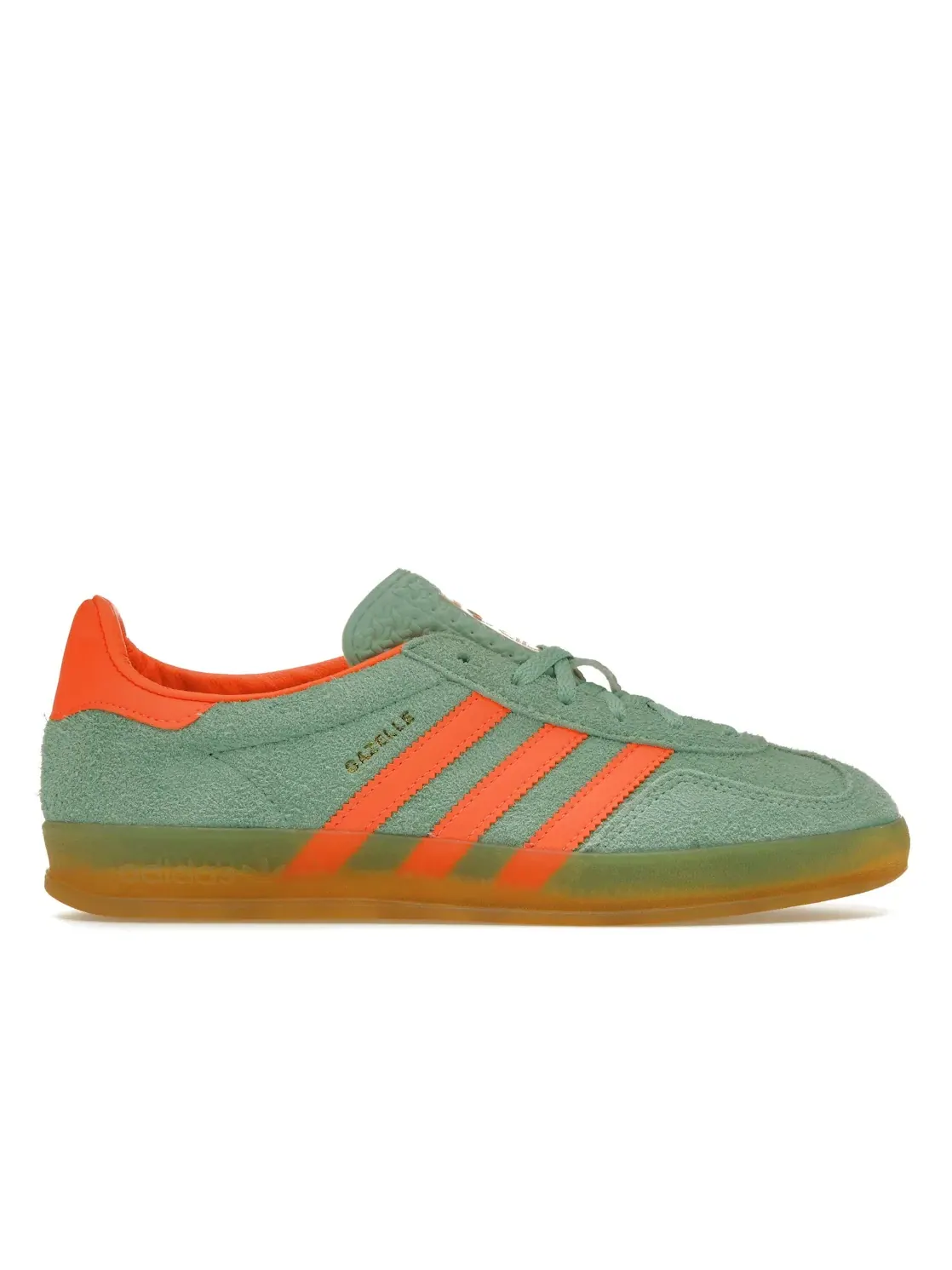 Женские кроссовки замшевые Gazelle Indoor Adidas — изображение 1 из 4, оранжевый