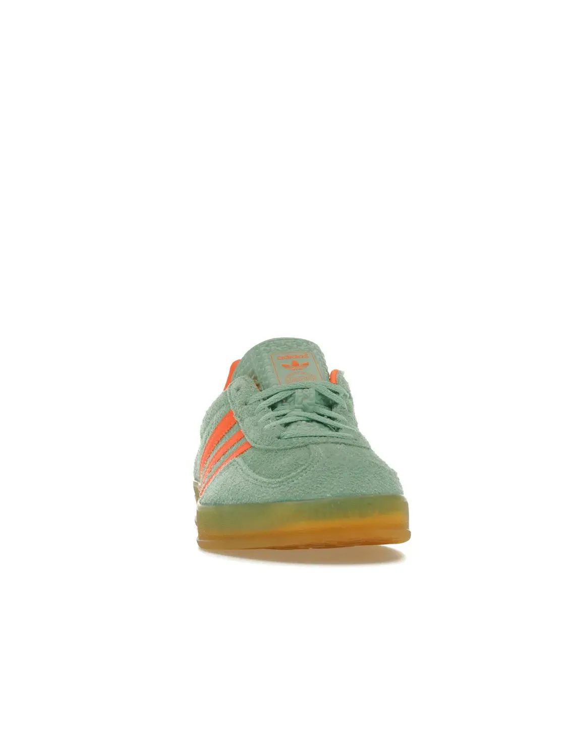 Женские кроссовки замшевые Gazelle Indoor Adidas — изображение 2 из 4, оранжевый