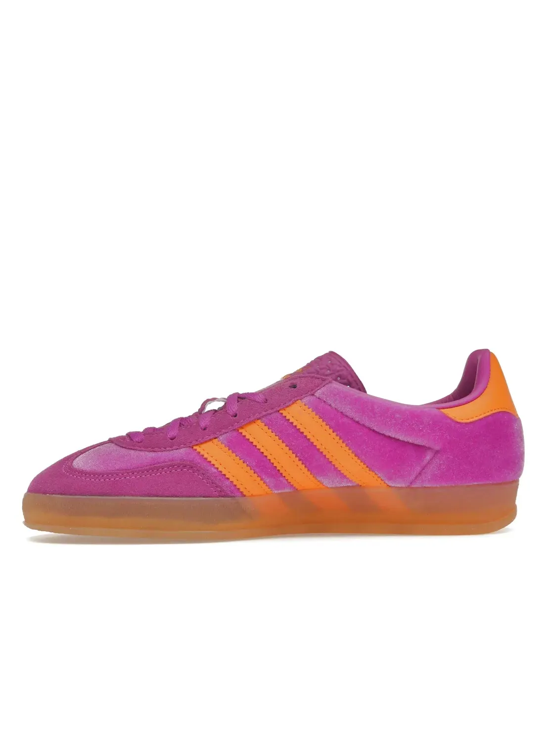 Женские кроссовки для активного отдыха Adidas Gazelle Indoor — изображение 3 из 4, фиолетовый/оранжевый